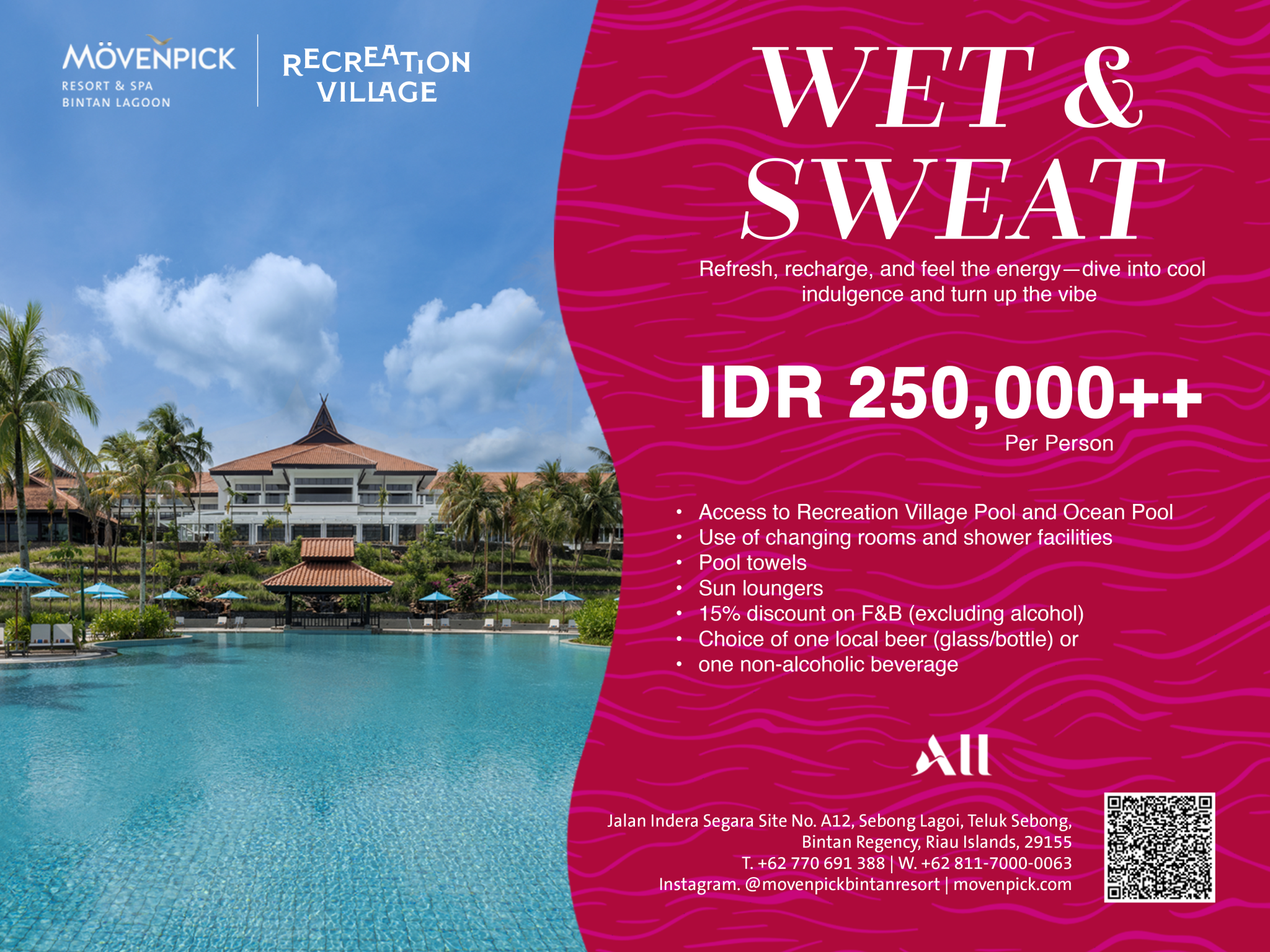 Refresh & Recharge with the Wet & Sweet Promo at Mövenpick Bintan
